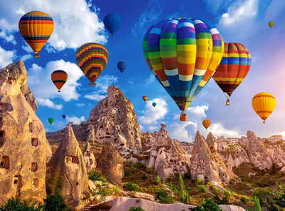 CASTORLAND Puzzle 2000 elementi Krāsaini gaisa baloni Kapadokija - Gaisa baloni Kapadokijā 92x68cm