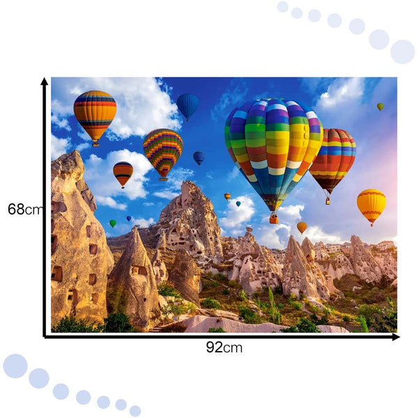 CASTORLAND Puzzle 2000 elementi Krāsaini gaisa baloni Kapadokija - Gaisa baloni Kapadokijā 92x68cm