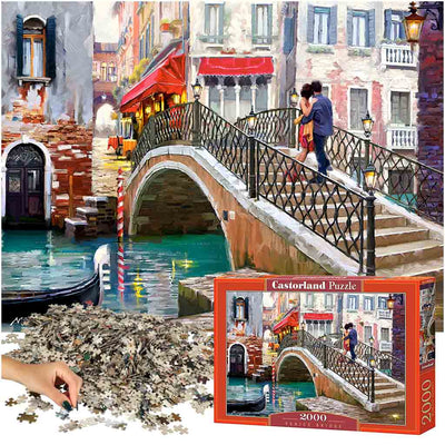 CASTORLAND Puzzle 2000el. Venēcijas tilts