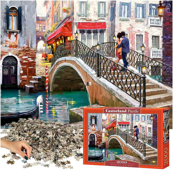 CASTORLAND Puzzle 2000el. Venēcijas tilts