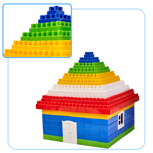 DIPLO 3D konstrukcijas plastmasas klucīši bērniem 233el.