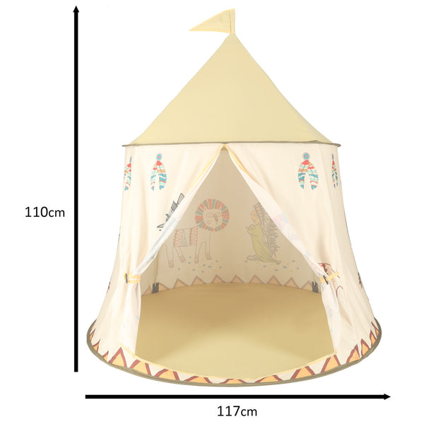 TiPi Wigwam 110cm saliekamā spēļu telts bāzes māja