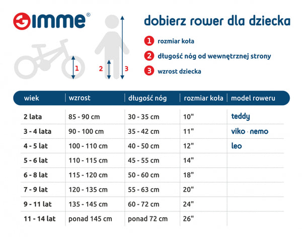 GIMMIK Skriešanas velosipēds Leo 12