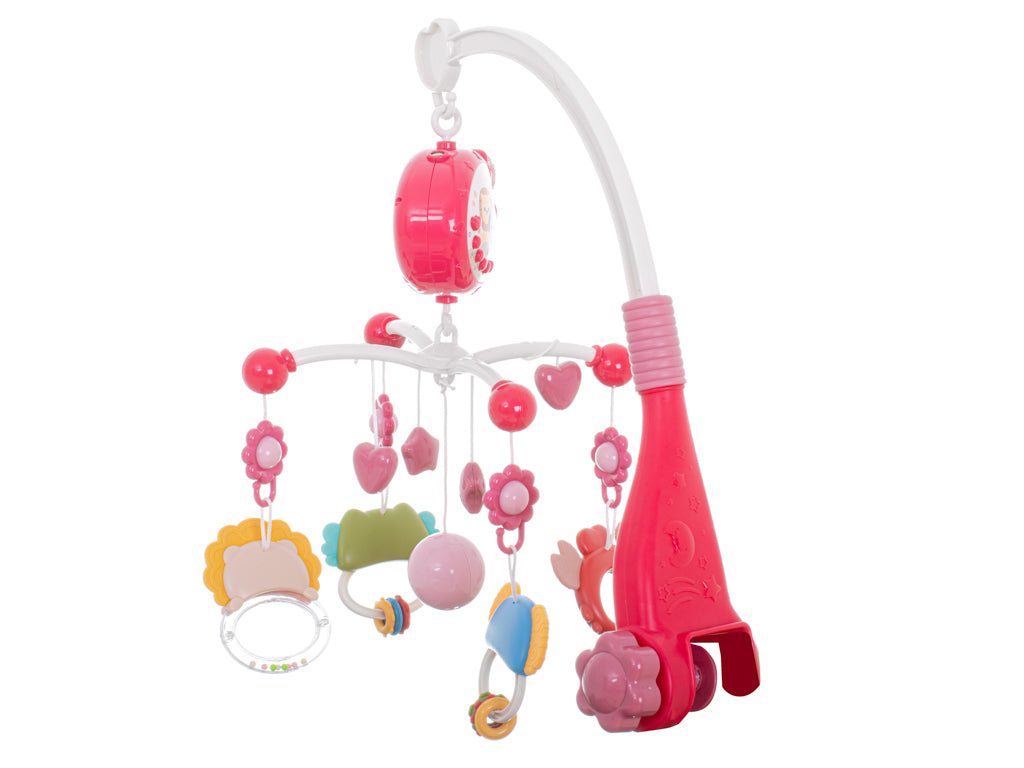 Lullaby zvaigžņu dizaina karuselis rozā + tālvadības pults