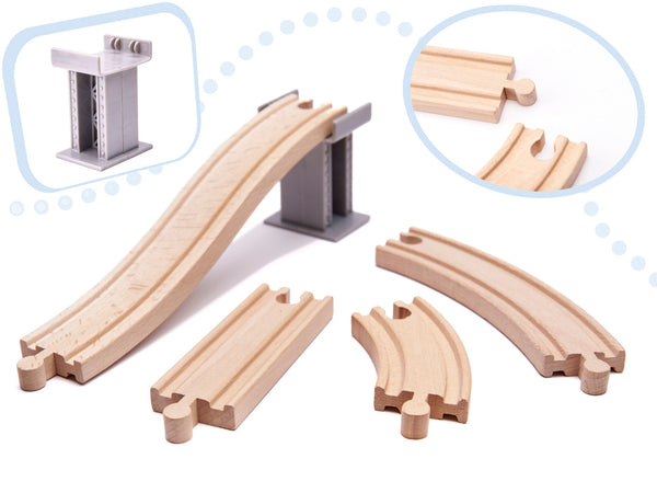 Koka vilciena vagonu sliežu ceļš + 70el