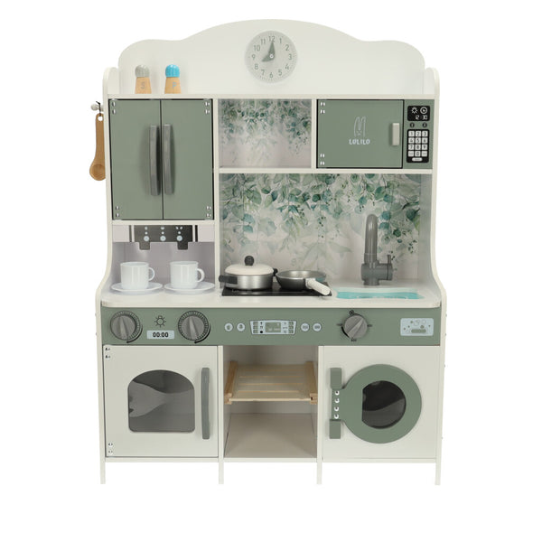 Koka virtuve MDF LULILO Saliko ar espresso automātu