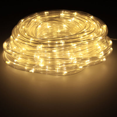 LED virtene 10m 100LED silti balta