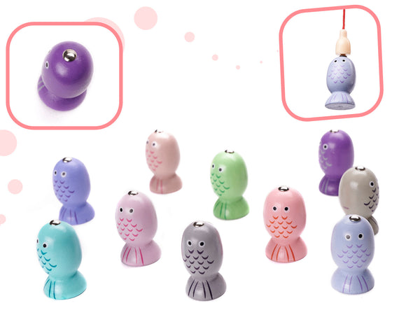 Koka skaitīšanas ritenis zivju ķeršanas skaitļu formas