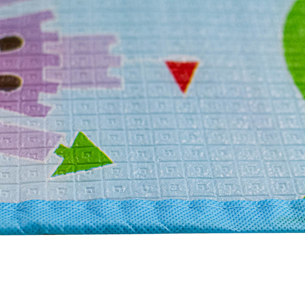 Izglītojošs abpusējs putuplasta paklājs ZOO 200cm x 180cm x 0,5cm