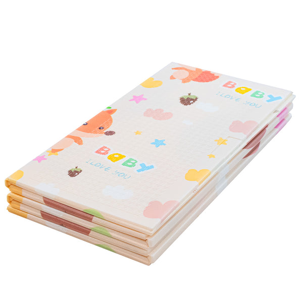 Izglītojošs saliekams abpusējs eža/ lāča 150x195cm izvelkamais porolona paklājs