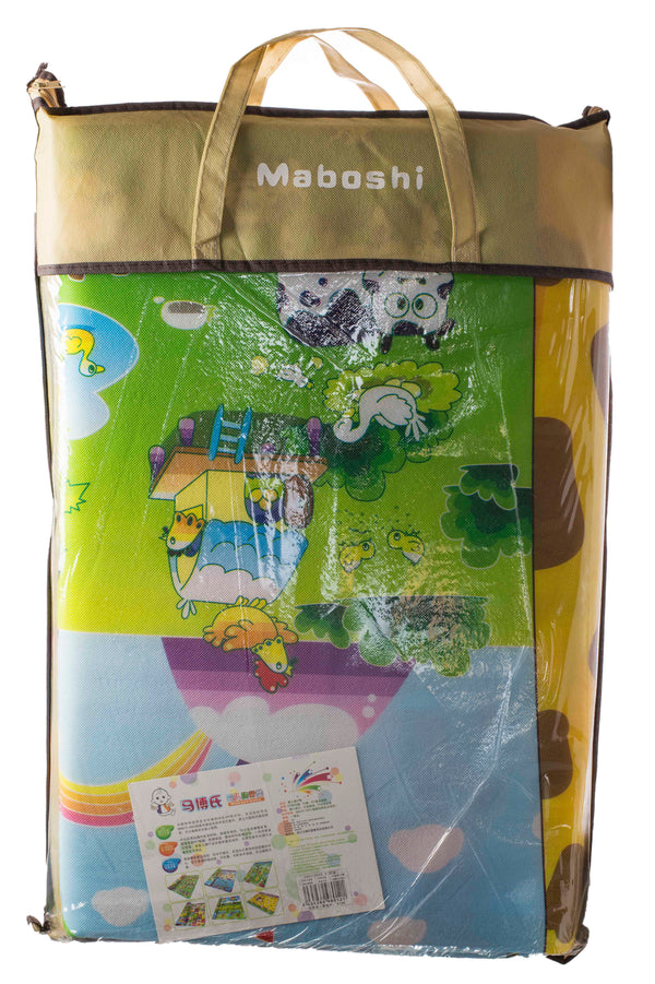 Izglītojošs abpusējs putuplasta paklājs ZOO 200cm x 180cm x 0,5cm