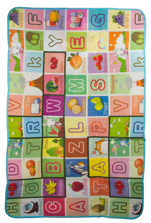 Izglītojošs divpusējs putuplasta rotaļu laukuma paklājs 180x120cm