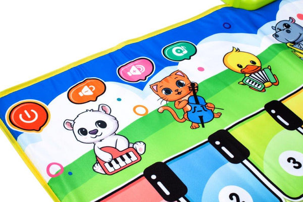 Interaktīvs klavieru mūzikas paklājs ar ierakstu