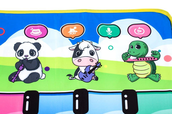 Interaktīvs klavieru mūzikas paklājs ar ierakstu