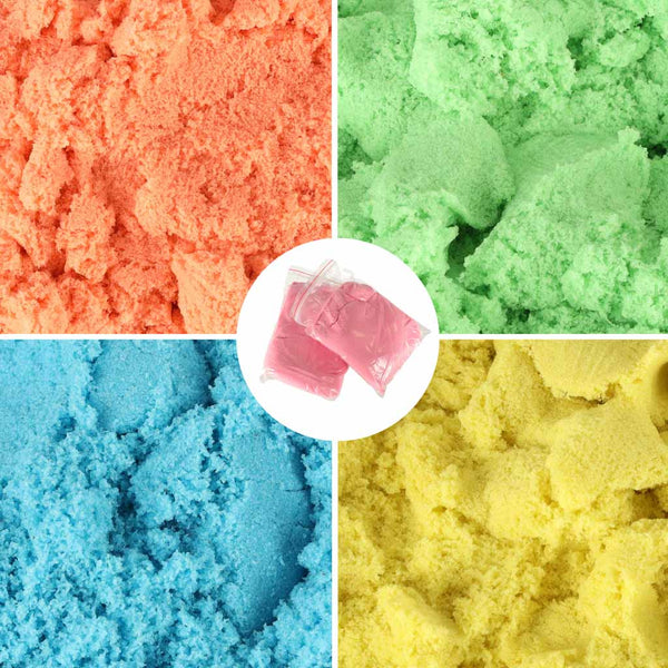 Kinētiskās smiltis kastē 2kg smilšu kaste + 16 formiņas