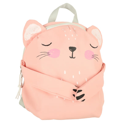 Bērnudārza skolas mugursoma kitty rozā krāsā