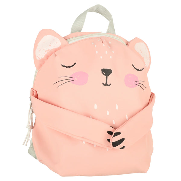 Bērnudārza skolas mugursoma kitty rozā krāsā