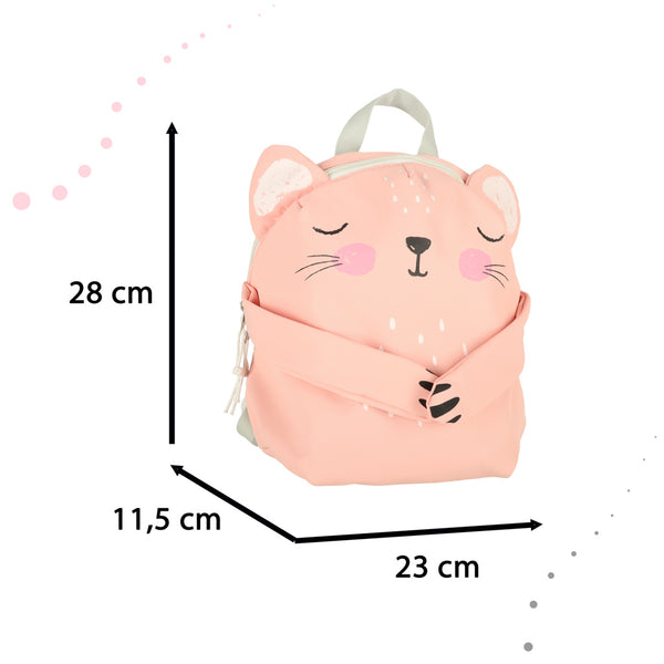 Bērnudārza skolas mugursoma kitty rozā krāsā