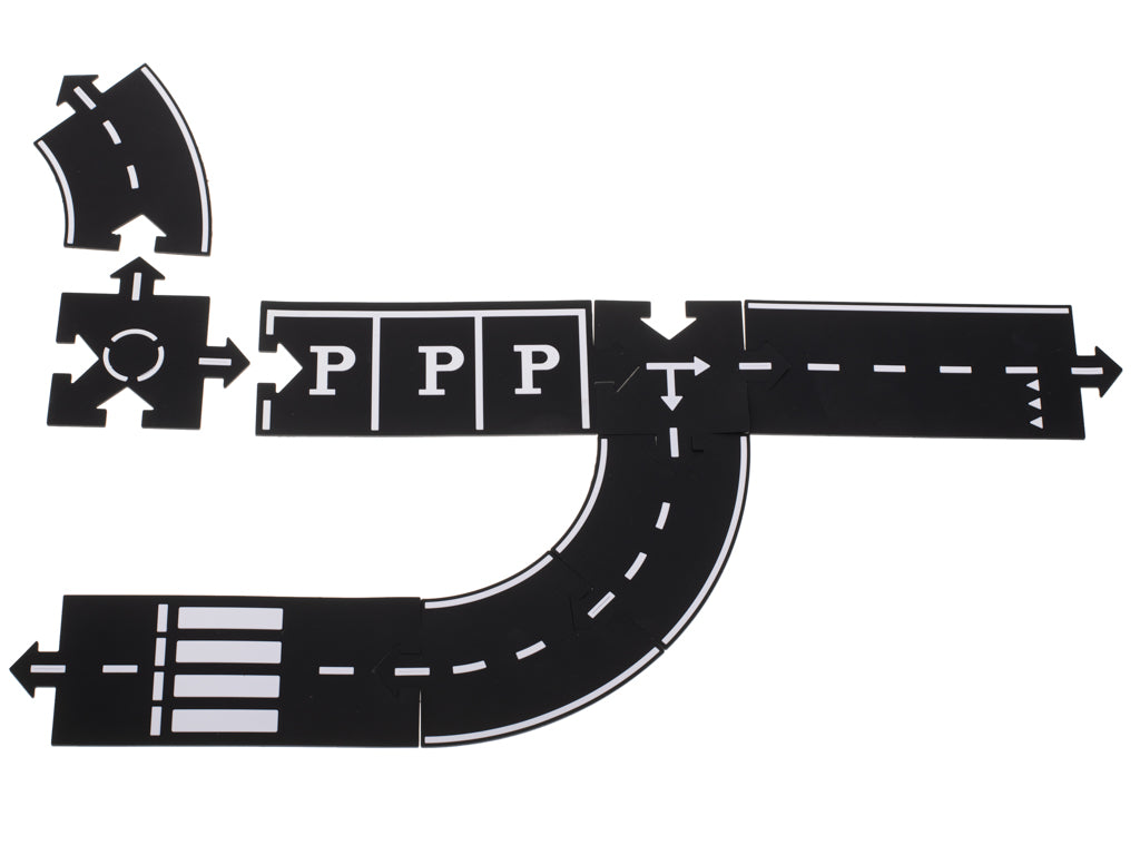 Radošā puzle 2in1 autoceļš 40 elementi