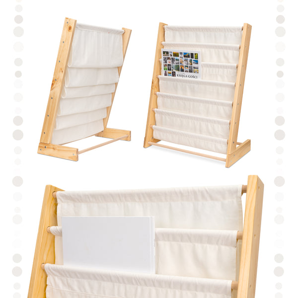 Bērnu grāmatu plaukts stenda plaukts 79cm