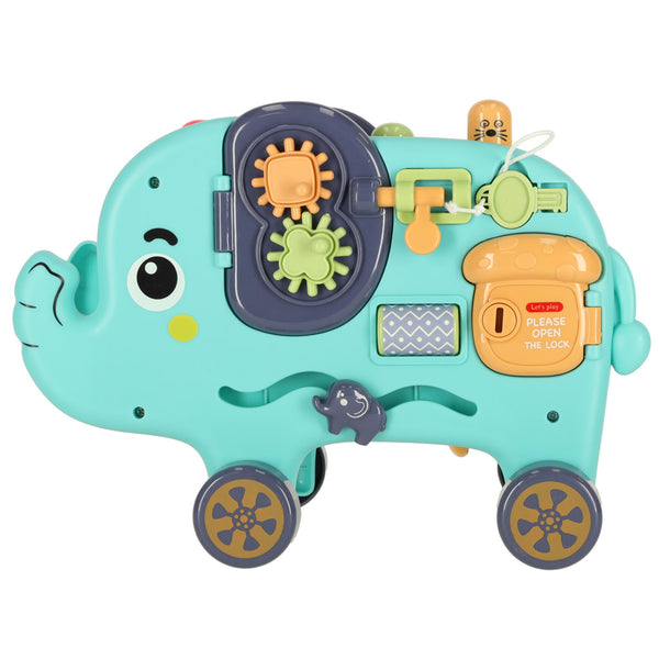 Interaktīvais montessori ziloņu šķirotājs 26cm āmurs