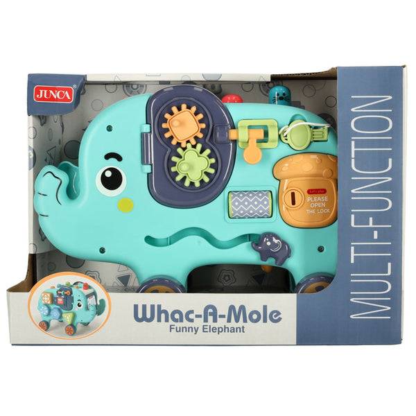 Interaktīvais montessori ziloņu šķirotājs 26cm āmurs