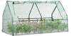 Siltumnīcas dārza dārzeņu tuneļa plēve ar tīklu stādāmo stādāmo materiālu 180 x 92 x 90 cm