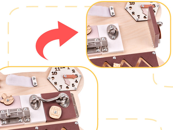 LULILO sensorās manipulācijas dēlis MISIAO