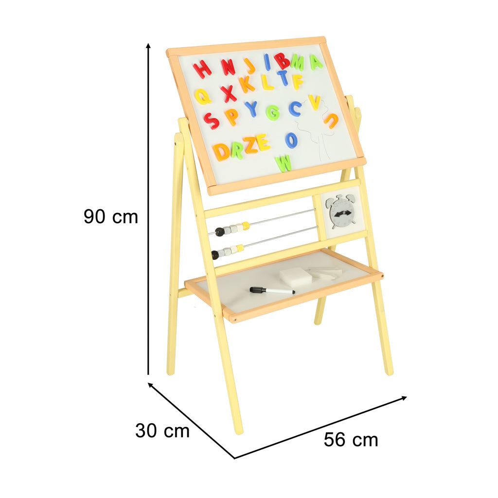 Krīta tāfeles sausā izdzēšamā tāfele 30x56x90 persiku krāsā