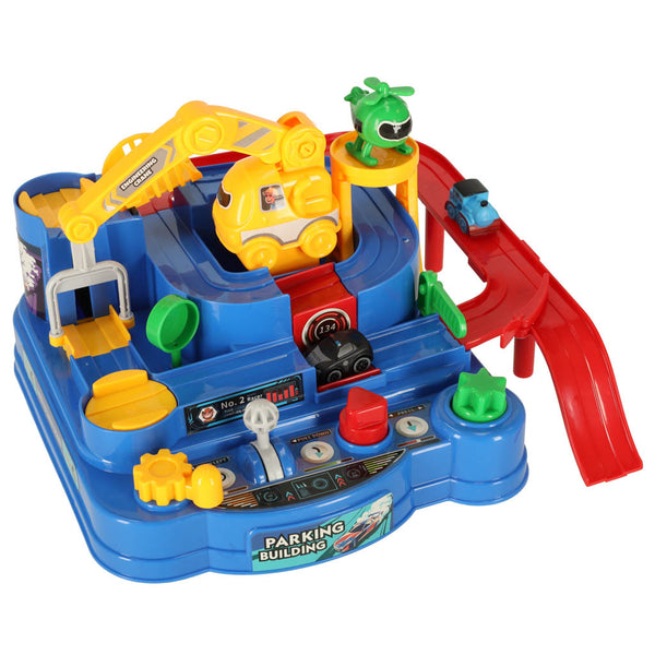 Interaktīva šķēršļu josla dubultā 2 spēlētāji 4 transportlīdzekļi