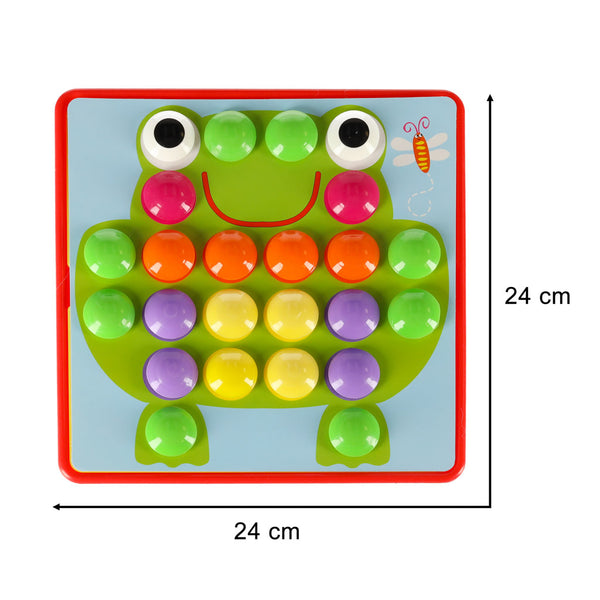 Izglītojoša pogu mozaīkas puzle 57el.