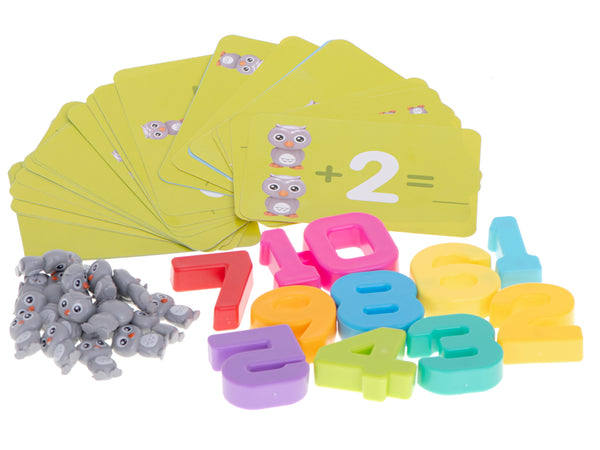 Izglītojoši svari mācīties skaitīt pūces lieli