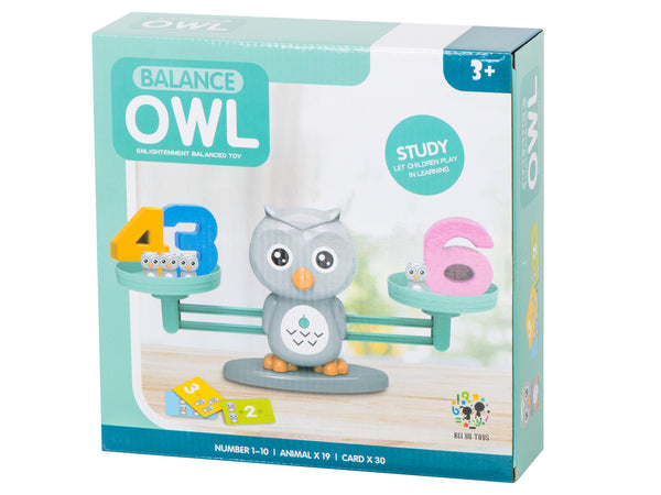 Izglītojoši svari mācīties skaitīt pūces lieli