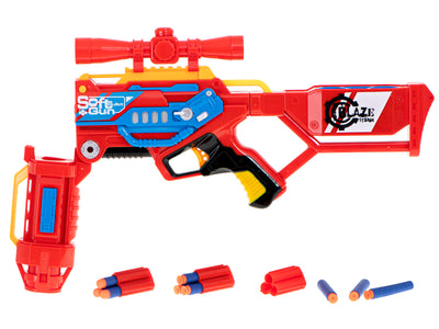 Blaze Storm putu šautriņu automāts + 20 šautriņas sarkans