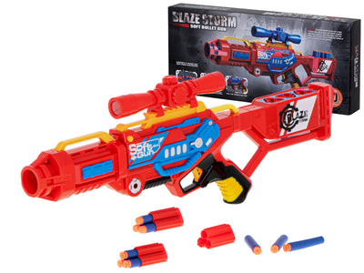Blaze Storm putu šautriņu automāts + 20 šautriņas sarkans