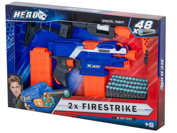 Blaze Storm putu šautriņu ložmetējs + magazīns + peilometrs + 48 šautriņas