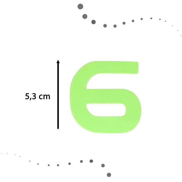Fluorescējošais sienas pulkstenis 50-60cm 12 cipari
