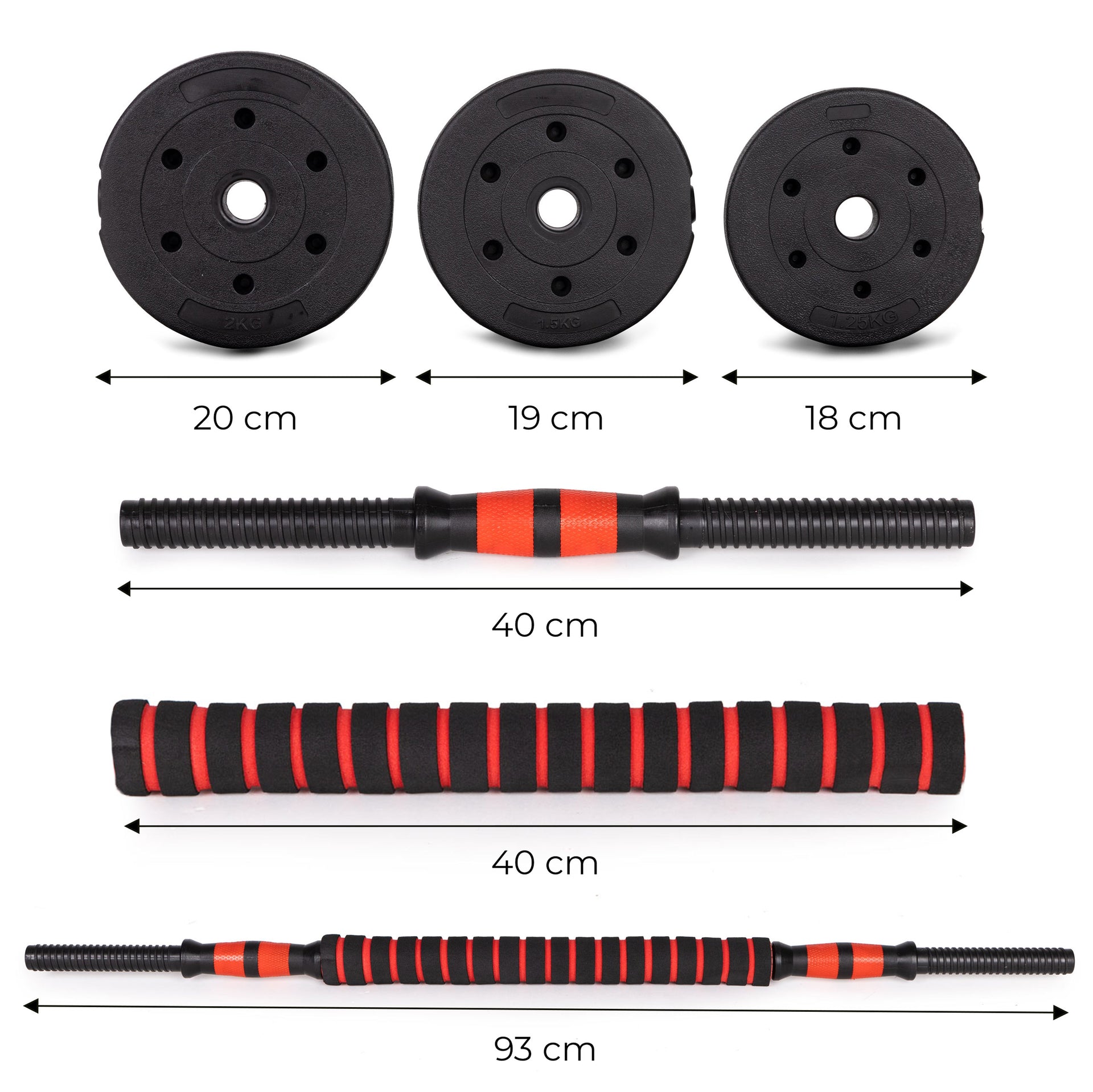 Regulējamas hanteles 2x 10kg POWER S