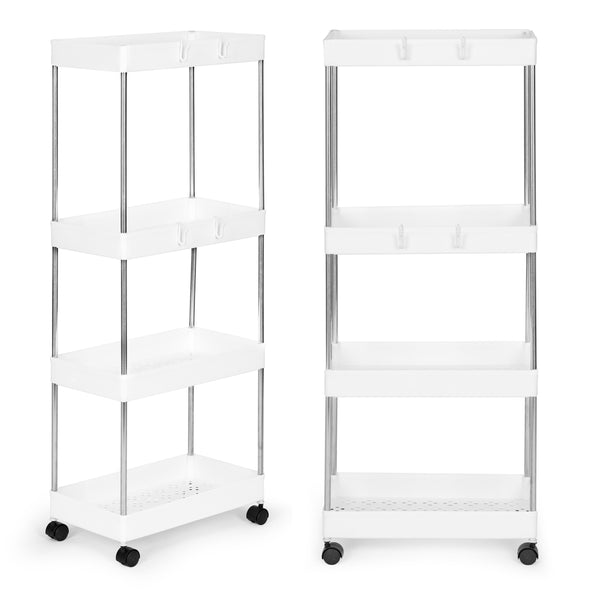 Plastmasas vannas istabas plauktu statīvs READY