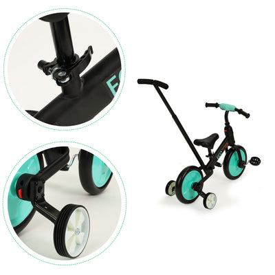 Balansa velosipēds ar pedāļiem - apmācība 3in1 Ecotoys blue