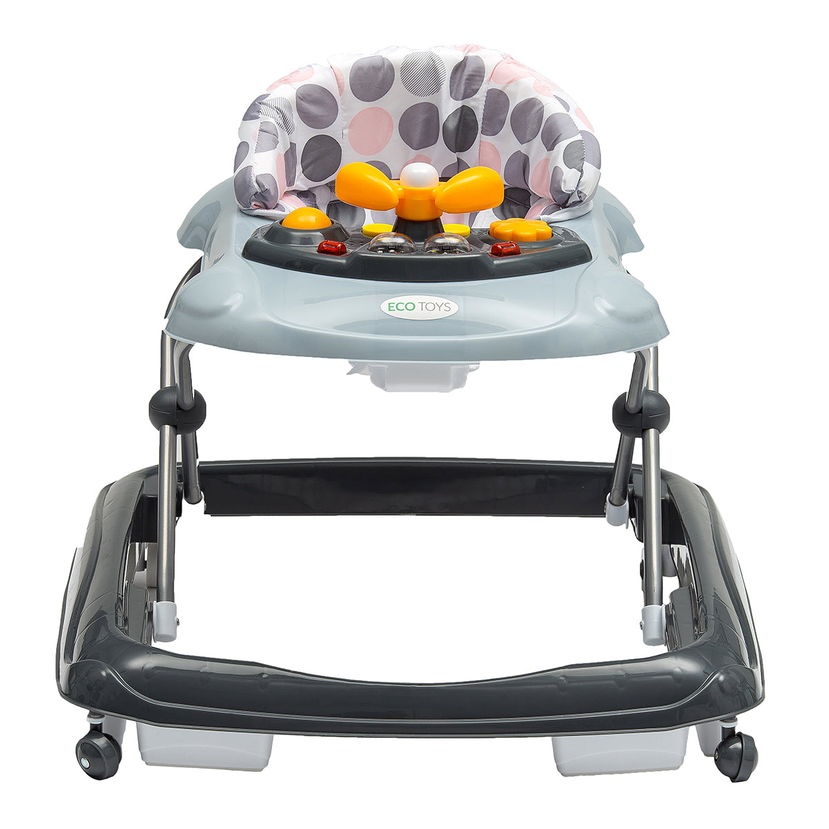 Izglītojošs Baby Walker - Pamata pelēkās ECOTOYS