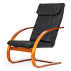 Somu šūpuļkrēsls WALNUT/BLACK