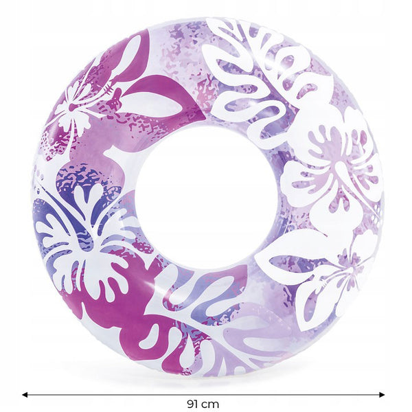 Piepūšamais peldriņķis bērniem 91cm VIOLET