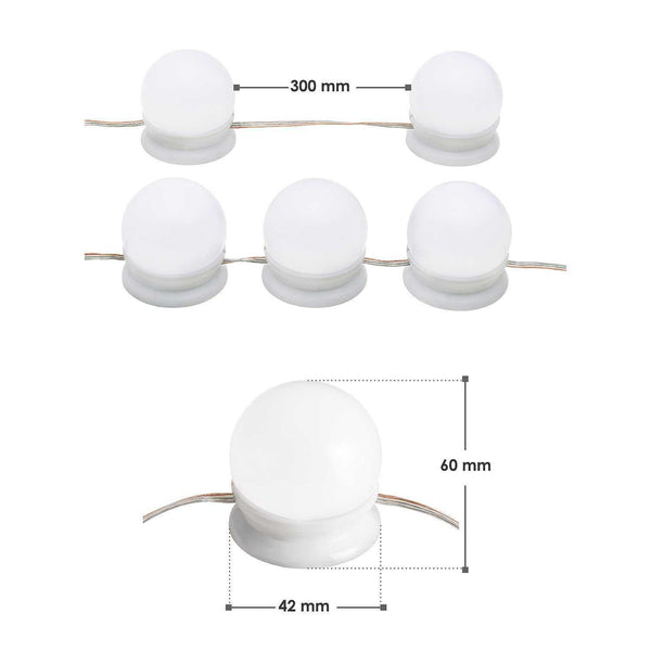 LED lampas spoguļiem