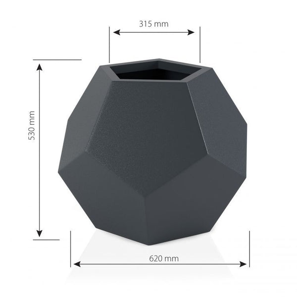 Āra puķu pods MONUMO ALMA Balts