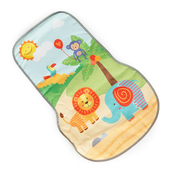 Izglītojošs paklājiņš 2in1 staigulis + interaktīvs paklājiņš SIRRY BLUE