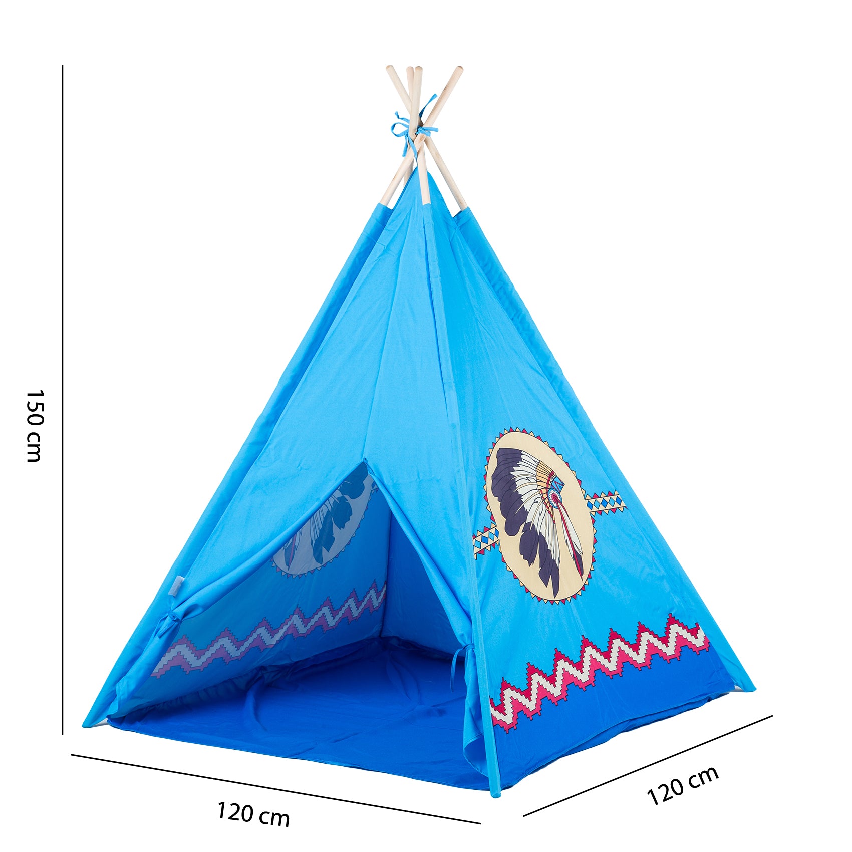 Teepee telts wigwam māja bērniem Ecotoys