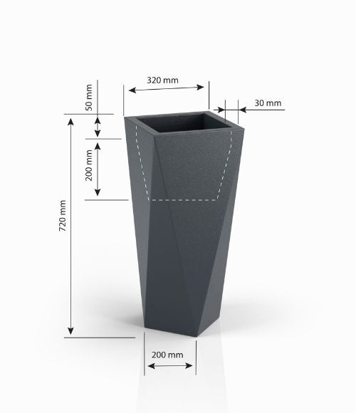 Puķu pods MONUMO VASO 72cm