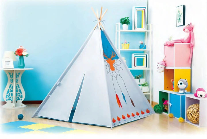 Teepee telts wigwam māja bērniem Ecotoys