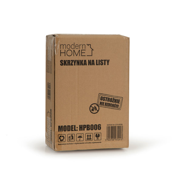 Pastkastītes antracīts cinkots tērauds-HPB006